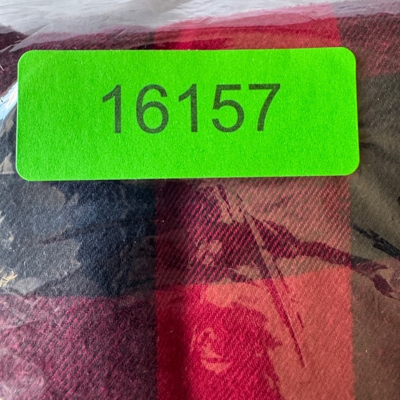 Tna Women's Light Flannel Boyfriend Button‎ Up Hoodie Shirt Buffalo Plaid Medium - Picture 13 of 13